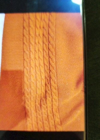 Kadın tarçın renk Uzun Triko Elbise - Görsel 3