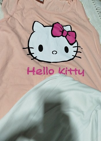 Pembe Baskılı Kadın Midi Gecelik - Görsel 2