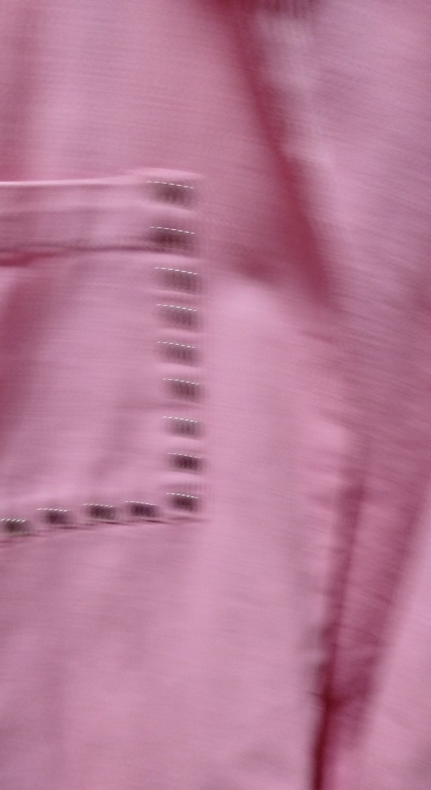 Düğmeli Pembe Kadın  kot Gömlek - Görsel 3