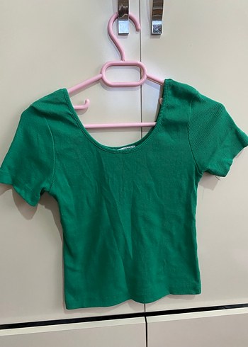 Crop tişört bluz - Görsel 4