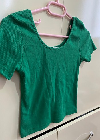 Crop tişört bluz - Görsel 3