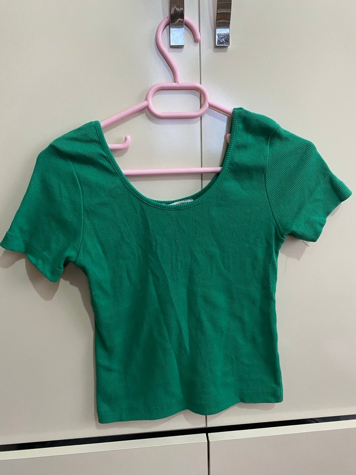 Crop tişört bluz - Görsel 4