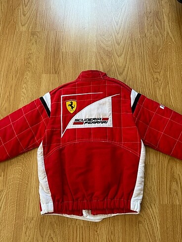 24-36 Ay Beden kırmızı Renk Ferrari Bomber Mont