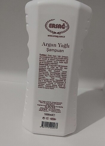  Beden Argan yağlı şampuan 