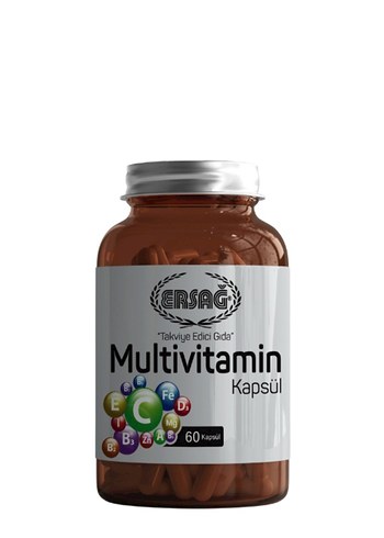 Ersağ Multivitamin 60 Kapsül Takviye Edici Gıda