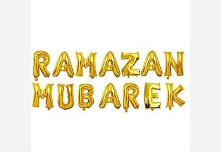 Ramazan mübarek yazısı