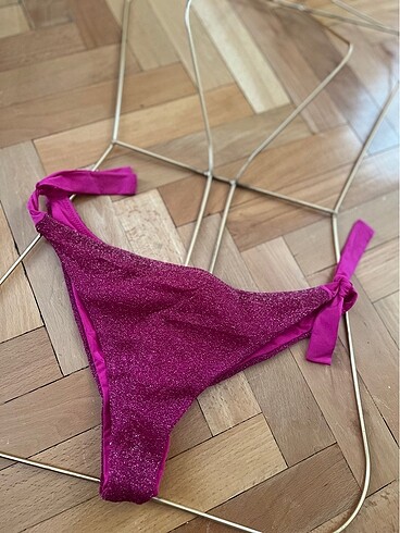 Calzedonia pembe simli bikini altı brazilian