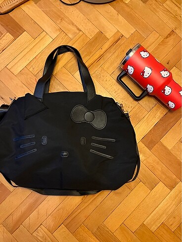 Hello Kitty Hello kitty seyahat çantası büyük
