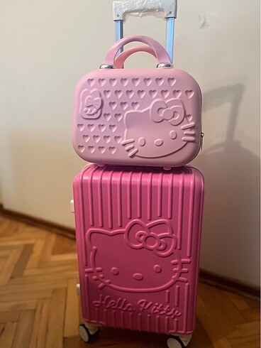 Hello kitty şifreli kabin boy valiz - Görsel 7