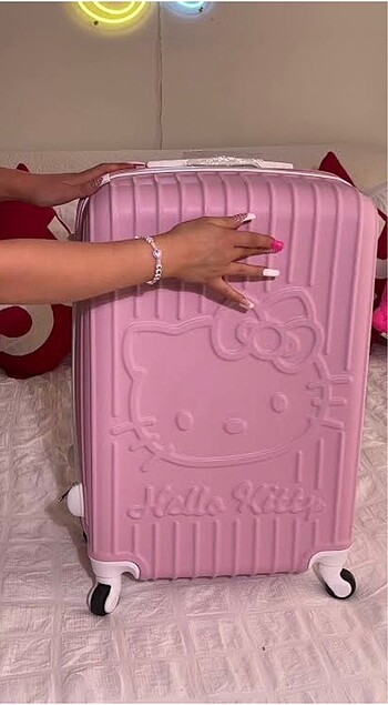 Hello kitty kabin valiz şifreli - Görsel 3