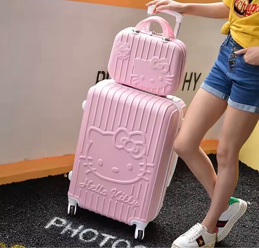 Hello kitty kabin valiz şifreli - Görsel 4
