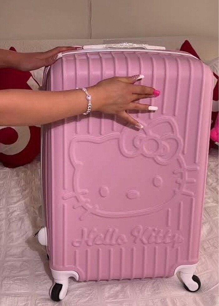 Hello kitty kabin valiz şifreli - Görsel 3