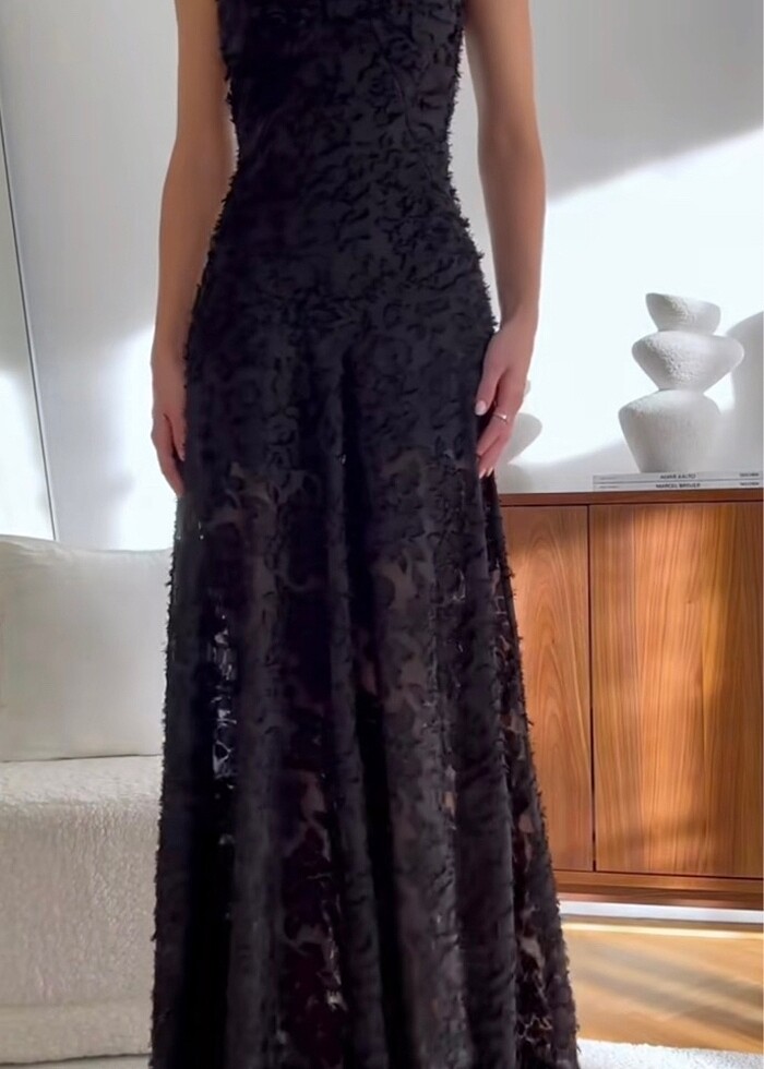 House cb model dantel maksi elbise - Görsel 2