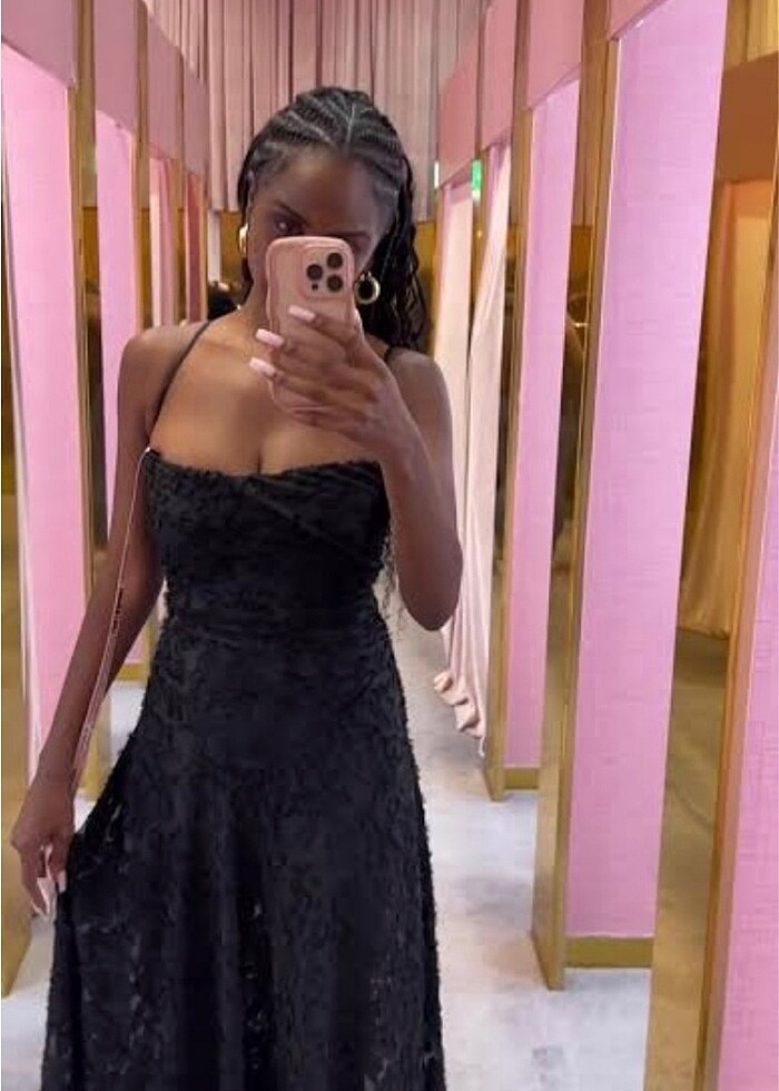 House cb model dantel maksi elbise - Görsel 4