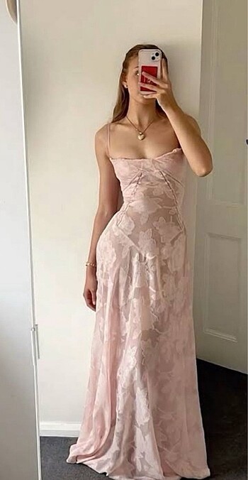 House cb model dantel maksi elbise - Görsel 6