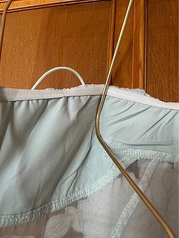 House cb model pastel yeşil elbise maksi dantel mezuniyet - Görsel 9