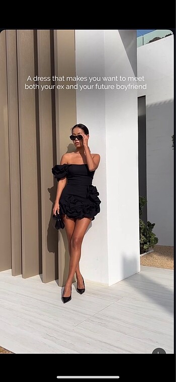 Farfetch modeli çiçekli 3d mini elbise mezuniyet - Görsel 8