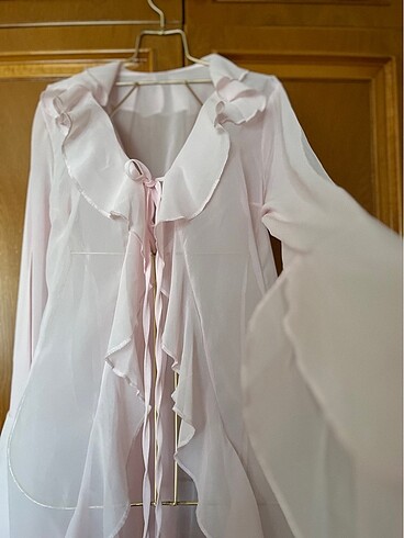 Jaswely model tül plaj elbisesi fırfırlı - Görsel 6