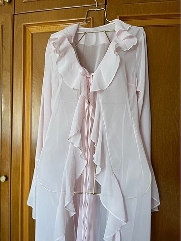 Jaswely model tül plaj elbisesi fırfırlı - Görsel 9