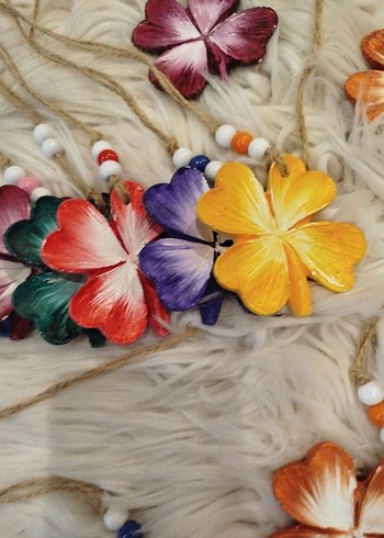 Renkli yonca ve nazar boncuğu - Görsel 8