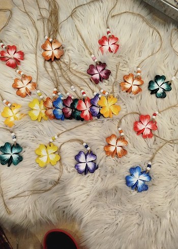 Renkli yonca ve nazar boncuğu - Görsel 7