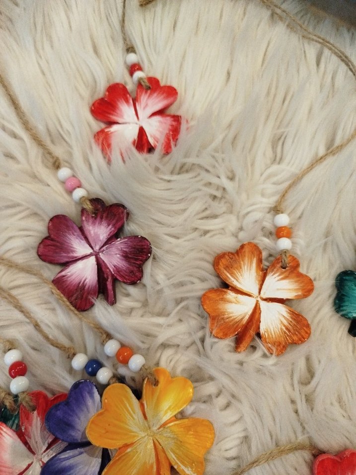 Renkli yonca ve nazar boncuğu - Görsel 2