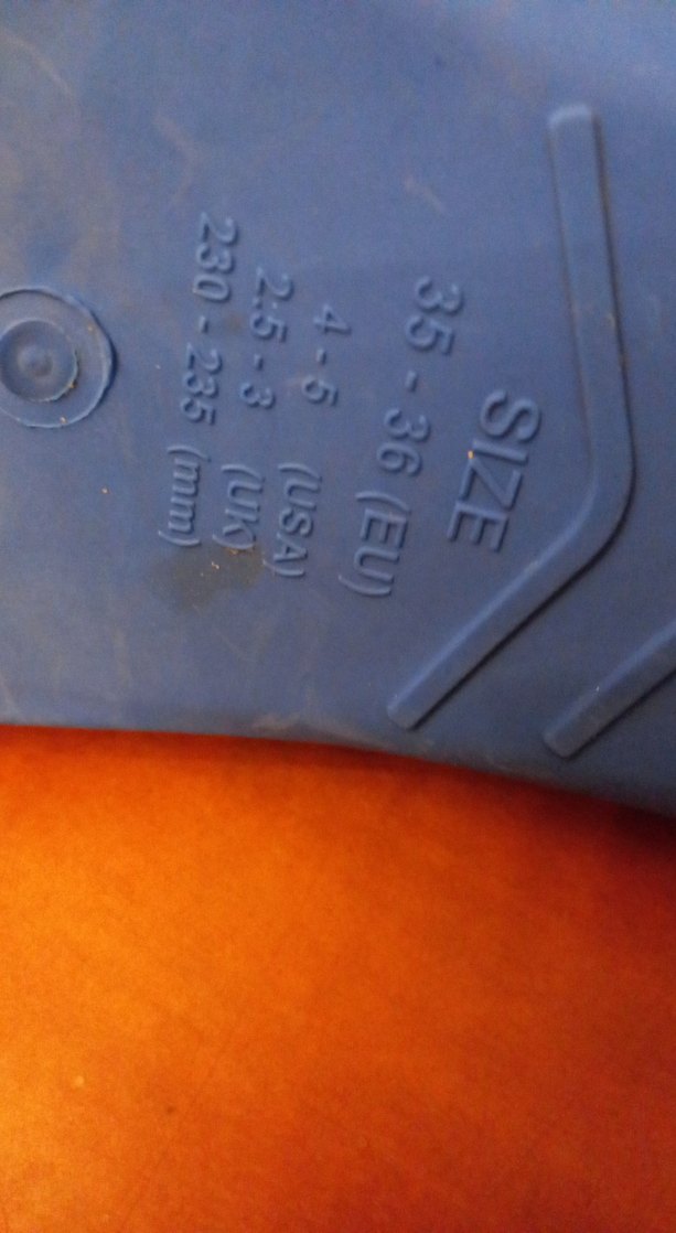 Mavi Erkek Su Ayakkabısı Velcro Kayışlı - Görsel 3