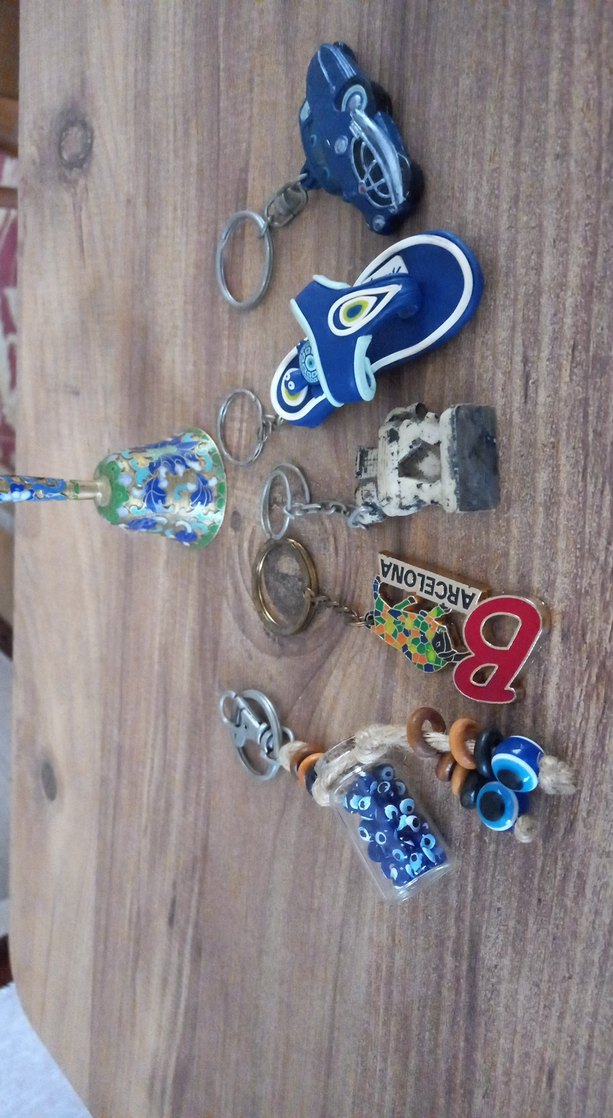 Renkli Boncuklu Bohem Anahtarlık - Görsel 2