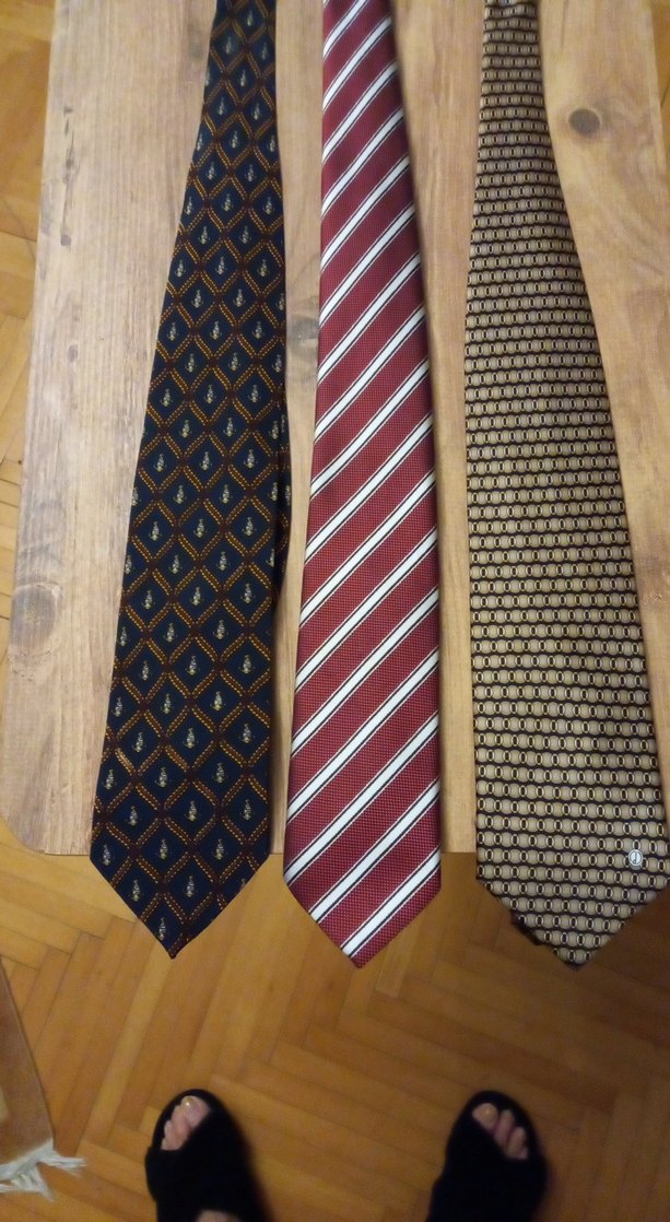 Klasik Desenli Erkek Kravat Seti - Görsel 2