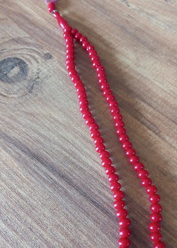 Kırmızı Erkek Tesbih Boncukları - Görsel 2