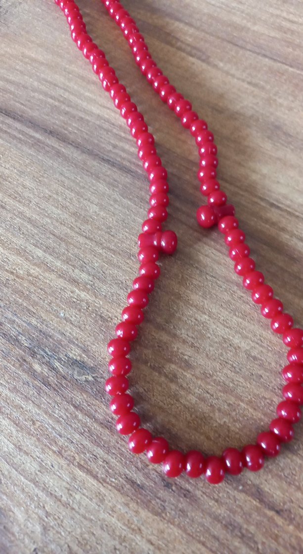 Kırmızı Erkek Tesbih Boncukları - Görsel 3