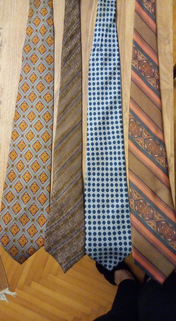 Bohem Tarz Retro Erkek Kravatları - Görsel 2