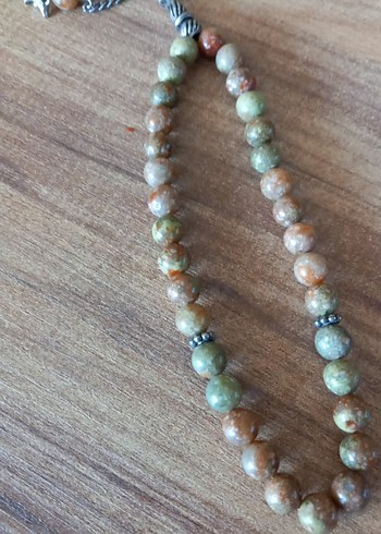 Bohem Tarzı Erkek Tesbih - Turkuaz Tonlar - Görsel 3