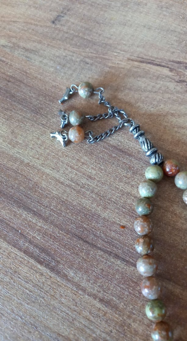 Bohem Tarzı Erkek Tesbih - Turkuaz Tonlar - Görsel 2