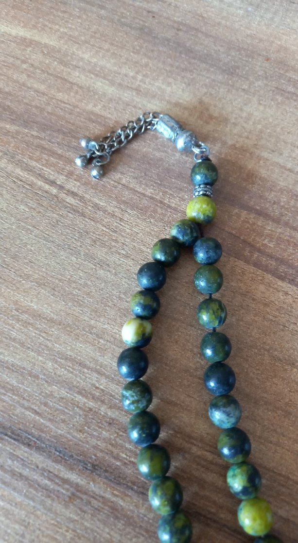 Bohem Tarz Erkek Turkuaz Tesbih - Görsel 2