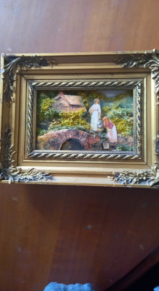 Parlak Altın Renkli Kabartmalı Tablo - Görsel 3