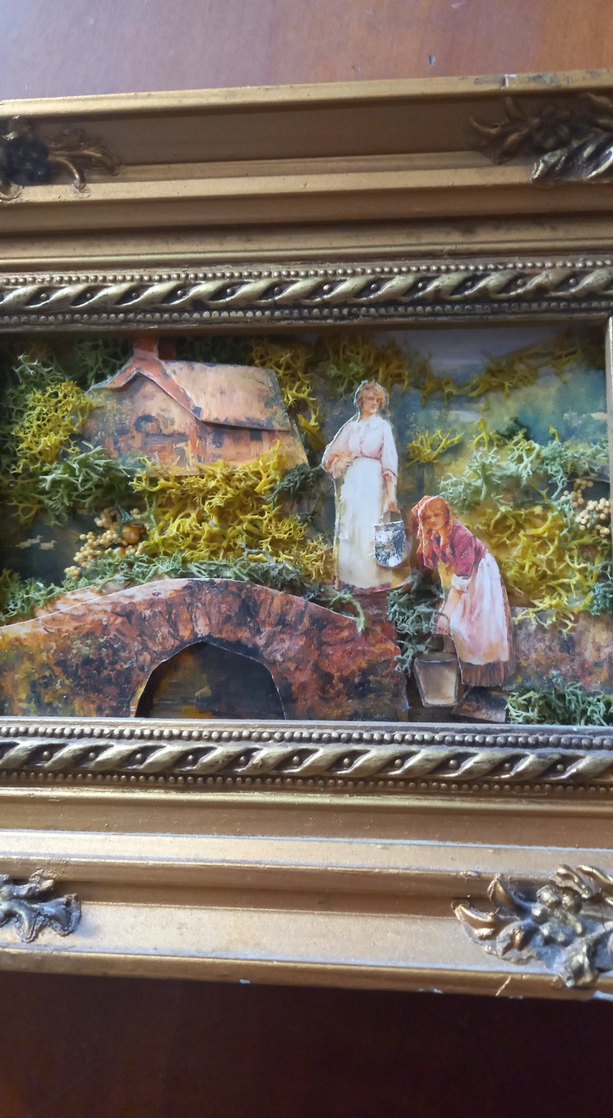 Parlak Altın Renkli Kabartmalı Tablo - Görsel 2