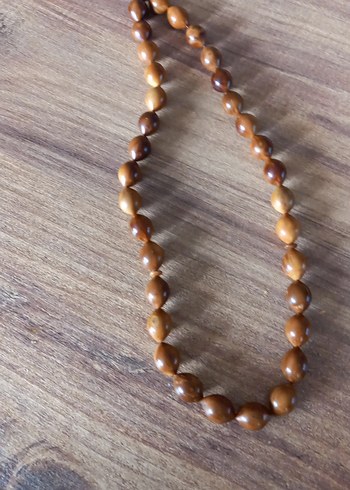 Parlak Bej Minimalist Erkek Tesbih kuka agaci - Görsel 3