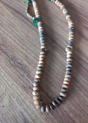 Bohem Tarzı Erkek Tesbih Gri ve Turkuaz - Görsel 3