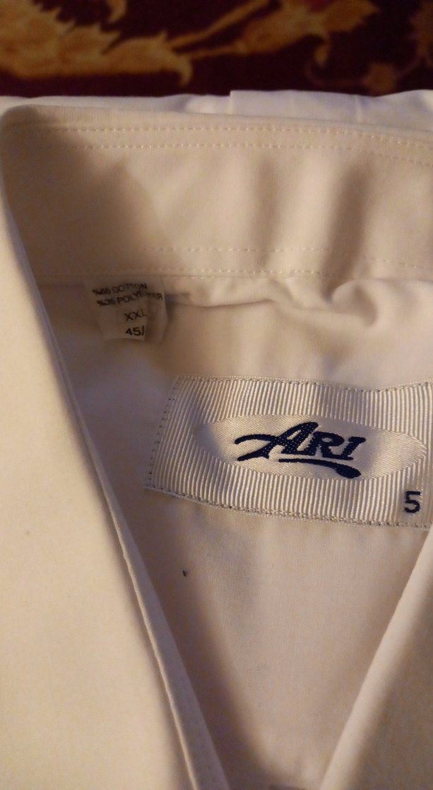 Beyaz Düğmeli uzun kollu erkek gomlegi - Görsel 3