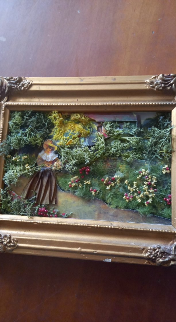 Altın Renkli Kabartmalı Çerçeveli Tablo - Görsel 2