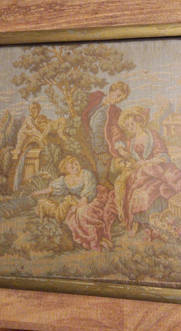 Bej Tonlarında Pastel Renkli Klasik Tablo - Görsel 3