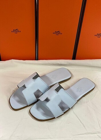 Hermes Hermes Deri Terlik 