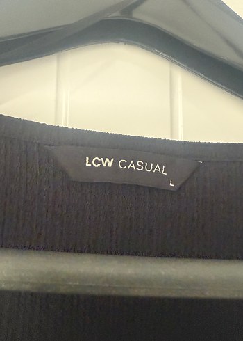 LC Waikiki Siyah Drapeli Midi Keten Elbise