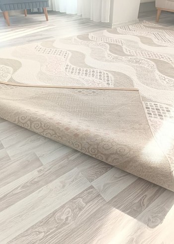 Pastel Renkli Soyut Desenli Modern Halı - Görsel 2