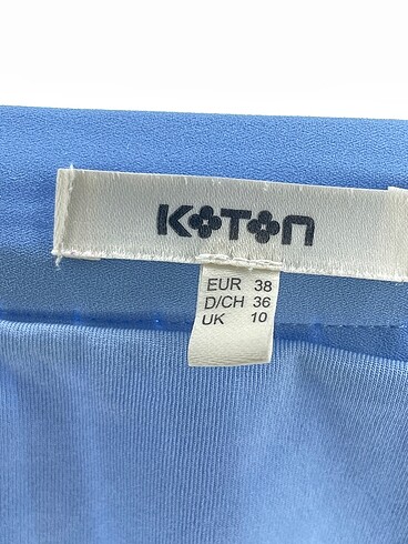 38 Beden mavi Renk Koton Midi Etek %70 İndirimli.