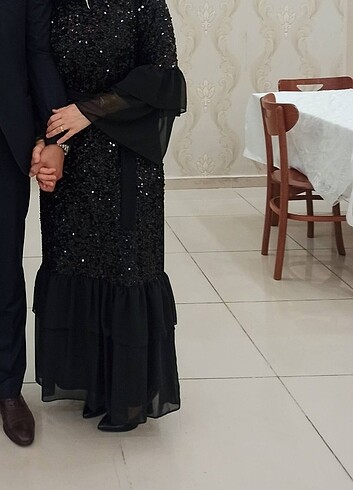 Siyah Çok Şık Tesettür Abiye