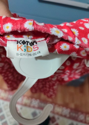 11-12 Yaş Beden Kız Çocuk Renkli Desenli Fırfırlı Etek
