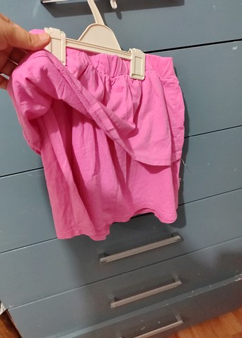 Koton Pembe Kız Çocuk Fırfırlı Etek