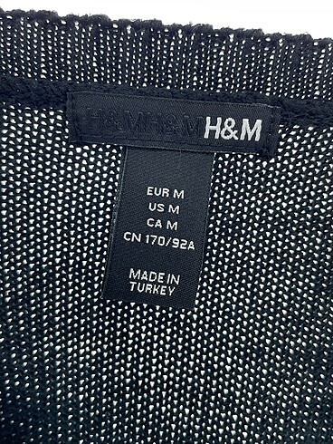 m Beden siyah Renk H&M Hırka %70 İndirimli.